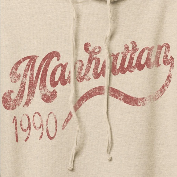 PROMESA MANHATTAN VINTAGE SWEATSHIRT HOODIE ❤️NEW COLLECTION IN STORES❤️ - Picture 3 of 3